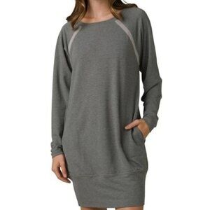 NWT Prana Rosie Dress in Ashy Gray - Size Small